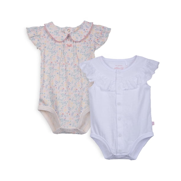 Pack de 2 Body Recién Nacido Niña Manga Corta Floral Surtido Pillin