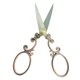 thumbnail image 3 of flor vintage costura bordado tijeras punto de cruz herramienta de bronce, 3 of 3