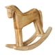 thumbnail image 3 of Caballito Balancín De Madera Decoración De Animales Decoración De Escritorio Artesanía De Talla De Madera, 3 of 5