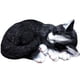 thumbnail image 5 of Estatuilla De Adornos De Estatua De Gato Durmiente En Miniatura Encantadora Para Decoración Del Hogar De Patio Negro, 5 of 5