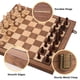 thumbnail image 4 of Juego de Ajedrez Magnético de Nogal 38 cm con Tablero Plegable, 4 of 8