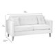 thumbnail image 5 of Sofa New Retro 3 Cuerpos Felpa 01 Turquesa, 5 of 5