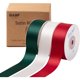 thumbnail image 1 of Cinta Satin QIANF Doble Faz 25 mm 1 in 3 Rollos 45 yd, 1 of 3