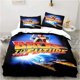 thumbnail image 1 of Back To The Future Classic Movie Retro Bedding Set Bed Three Piece Set Bed Size Quilt Cover Boy Gift Bed Sheets, 1 of 5