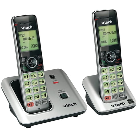 Teléfono Inalámbrico Vtech Cs6619-2 Dect 6.0 Con 2 Auriculares