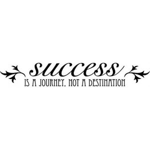 Rienda Libre Graphics - Decomural Success Is A Journey Inspirational Ws-17419