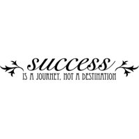 Rienda Libre Graphics - Decomural Success Is A Journey Inspirational Ws-17419