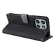 thumbnail image 3 of Funda Billetera para Motorola Moto G66Y 5G con Soporte - Cartera de Cuero con Ranuras Negro, 3 of 5