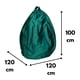 thumbnail image 3 of Funda Pouf Pera Verde Botella (sin Relleno) XL 100x120x120, 3 of 5