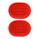 thumbnail image 1 of Xiao Hua Caja de Jabón para Baño Soporte Bandeja Caja - Bandeja de Drenaje de Silicona Adecuada para Lavar, Fregadero de Baño Cocina, Rojo, 2 Piezas, 1 of 4