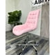 thumbnail image 3 of Silla De Escritorio Ergonómica Tapizada En Terciopelo Premium Modelo Oficina Roma - Rosado, 3 of 3