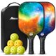 thumbnail image 1 of Set de pickleball Hicober con 2 paletas de fibra de vidrio, 1 of 7