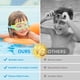 thumbnail image 4 of Gafas natación niños montura grande visión amplia antivaho impermeable correa ajustable, 4 of 7