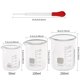 thumbnail image 3 of Set de cilindros graduados de vidrio SUPERLELE, 10 ml, 25 ml, 50 ml, 100 ml, 3 of 7