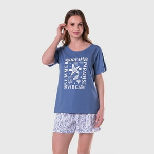 Baziani - Pijama Corto Mujer 8697