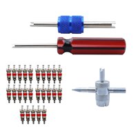 Magideal - Herramienta De Extracción De Núcleo De Válvula Herramienta De Vástago De Válvula De 4 Vías, Herramienta De Reparación De Válvula De Neumático Duradera