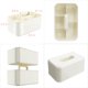 thumbnail image 2 of Cajón Vidifor 24,5 × 15,5 × 11 cm Blanco – 5 Compartimentos, 2 of 7