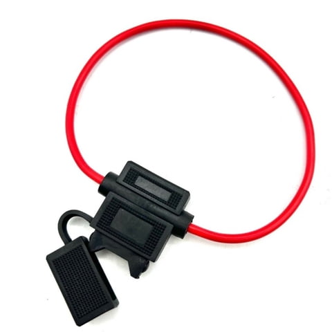 Genérico - Kit Porta Fusible Tipo Ato Con Tapa Y Fusible 3Amp