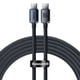 thumbnail image 1 of Cable USB-C a USB-C 1.2m 100W Carga Rápida (Negro) - Baseus, 1 of 2