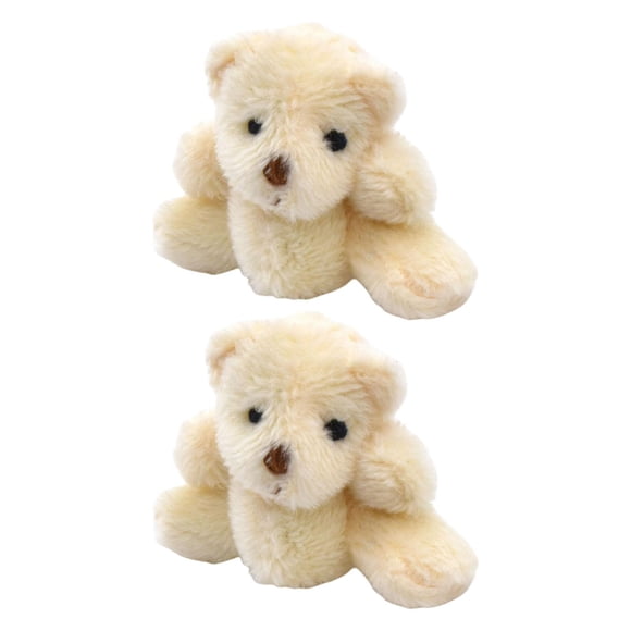 1,97 Pulgadas Mini Oso Conjunto/juguete De Peluche De Conejo 1:12 Decoración De Casa De Muñecas Juguetes Oso