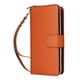 thumbnail image 1 of Funda Cartera con Cremallera y Correa para Samsung Galaxy S23 Plus Soporte y Tarjetero Marrón, 1 of 6