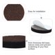thumbnail image 5 of 90 piezas de almohadillas de fieltro para muebles redondas de 3/4" protector de piso para patas de sillas, 5 of 7
