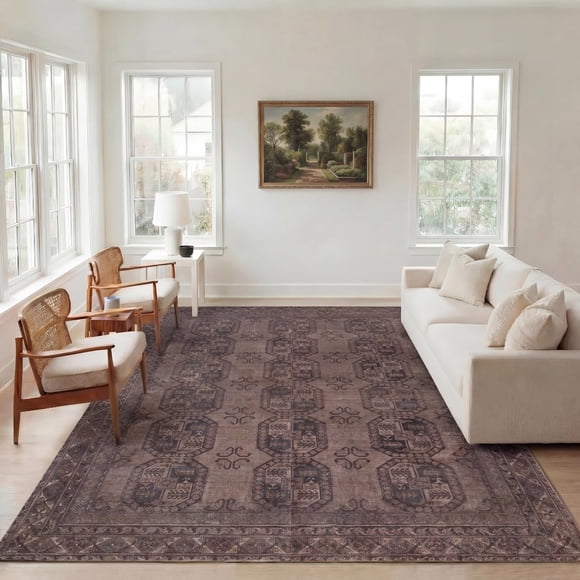 ALFOMBRA Kuden 244x305 cm Vintage Lavable Antideslizante