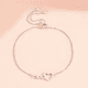 thumbnail image 2 of Pulsera plata 925 mujer regalo ajustable corazon pareja joya, 2 of 3