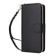 thumbnail image 4 of Funda Cartera con Cremallera y Correa para Samsung Galaxy S22 Ultra 5G Soporte y Tarjetero Negro, 4 of 6