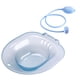 thumbnail image 3 of Se sienta en el baño, bidé, baño de cadera portátil con cisterna, cómodo asiento de inodoro, lavabo, cuenco de lavado, lavabo de limpieza para baño de azul un, 3 of 5