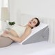 thumbnail image 1 of Juego de almohadas ortopédicas de espuma viscoelástica con forma de cuña, soporte para piernas y espalda, 1 of 6