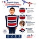 thumbnail image 3 of Poncho De Huaso Chileno Tricolor Fiestas Patrias 34x42cm, 3 of 4