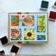thumbnail image 5 of Set de 4 plantillas Waffle Flower 13 cm x 16 cm – Cosecha, 5 of 9