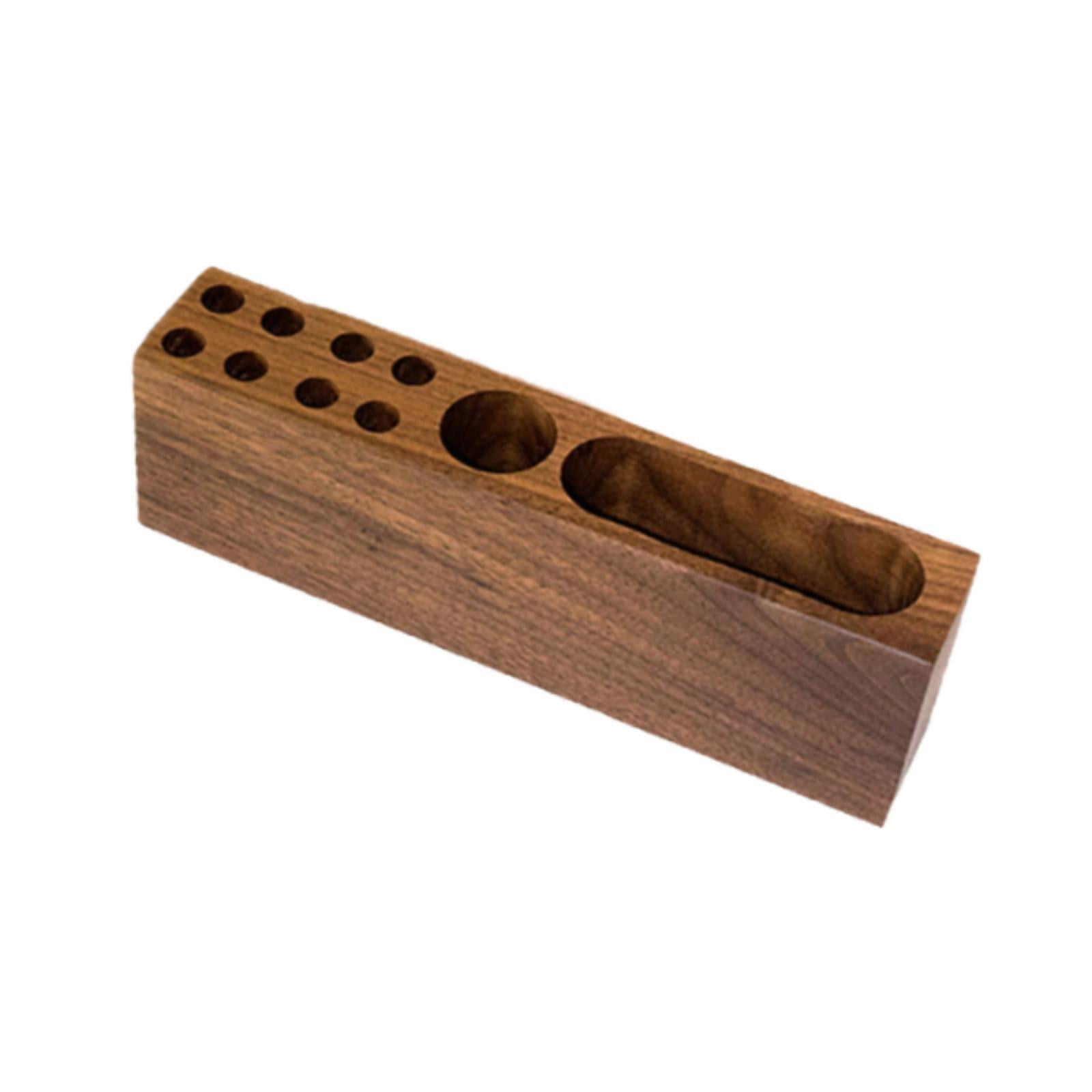 Bothyi - Portapinceles De Madera Organizador De Pinceles De Artista Para Escritorio Oficina Hogar