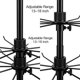 thumbnail image 4 of Expositor de joyería QWORK de 3 niveles giratorio 33‑71 cm (2 unidades), 4 of 8