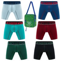 Giovacchino - Pack De 6 Boxer Medio Algodón Hombre Con Bolso Regalo