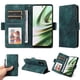 thumbnail image 1 of Carcasa FOXDOCK OnePlus Nord CE 3 Pro de cuero PU, diseño acolchado clásico, protección contra caídas y rayones, 1 of 5