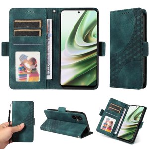 Carcasa Foxdock Oneplus Nord Ce 3 Pro De Cuero Pu, Diseño Acolchado Clásico, Protección Contra Caídas Y Rayones