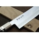 thumbnail image 4 of Cuchillo Yoshihiro VG10 165 mm Damasco Nakiri con mango de ébano, 4 of 9