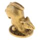 thumbnail image 2 of Estatuilla De Animales Chinos De Latón Macizo Ornamento Estatua De La Suerte Ratón, 2 of 5