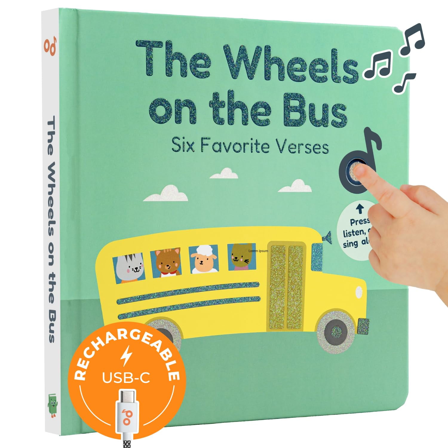 Cali's Books - Libro Musical Interactivo Libros De Cali Las Ruedas Del Autobús