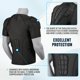 thumbnail image 5 of Camiseta de fútbol surlim con protectores acolchados de costillas y compresión, 5 of 7