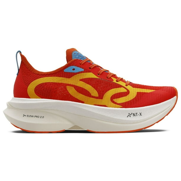 Zapatilla Running Mujer Corre Grafeno 3 Rojo/Amarillo