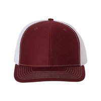 R Richardson - Gorra Richardson Snapback Trucker Cardinal/Poliéster Blanco