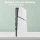 thumbnail image 2 of Hub USB AARONMEI 6 en 1 para PS5 Slim Negro, 2 of 3
