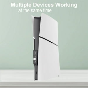 Hub Usb Aaronmei 6 En 1 Para Ps5 Slim Blanco