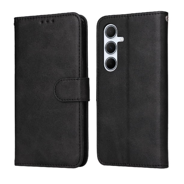 Funda Billetera para Samsung Galaxy A56 5G con Porta Tarjetas y Soporte Ajustable Negro