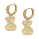 thumbnail image 5 of Pendientes colgantes de oso, pendientes de gota de oso, regalo de joyería, pendientes de tuerca con forma de gota de animal, bonitos pendientes de oso, 5 of 5