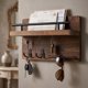 thumbnail image 4 of Portallaves De Madera Organizador Decorativo Para Llaves marron, 4 of 10