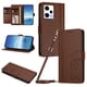 thumbnail image 1 of Funda Cartera Trébol para Xiaomi Redmi Note 12 Pro 5G con Ranuras Tarjetas y Carga Inalámbrica Marrón, 1 of 6